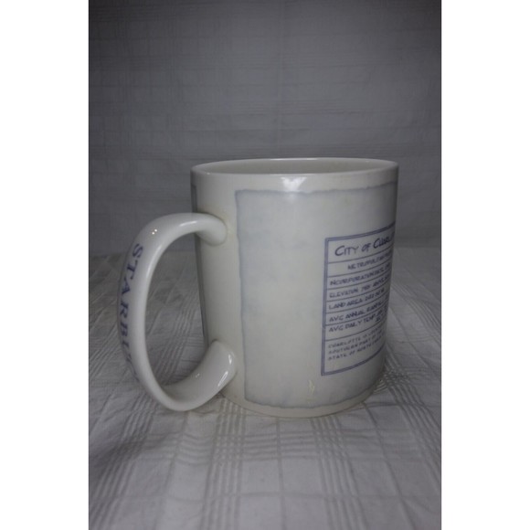 Starbucks Coffee Cup Architecture Series Mug Charlotte NC 2007 Queen City 18 oz - Picture 5 of 9
